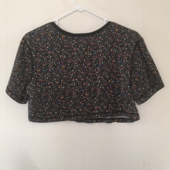 Paint Splatter Crop Top - Picture 2 of 5